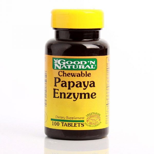 chewable papaya enzyme good natural