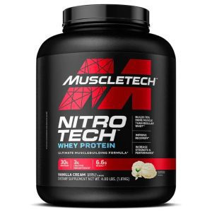NITRO TECH WHEY  PROTEIN 4 LBS MUSCLETECH
